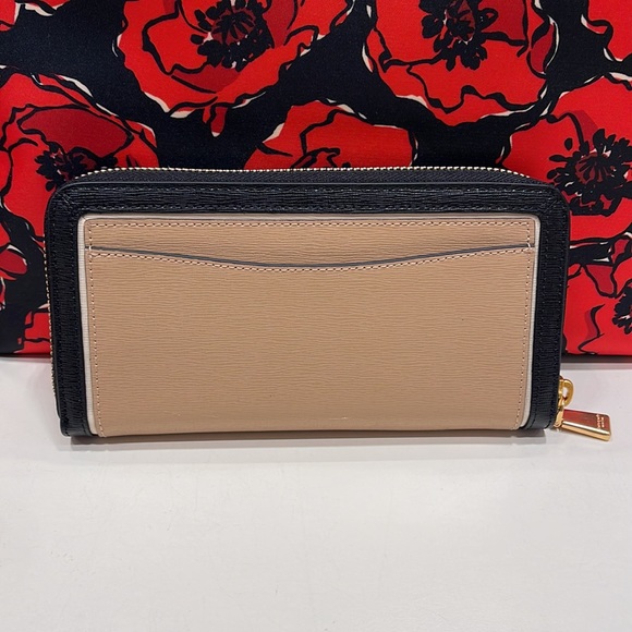 Kate Spade Morgan Colorblocked Zip-around Continental Wallet Cafe Mocha 
NWT - Picture 6 of 16